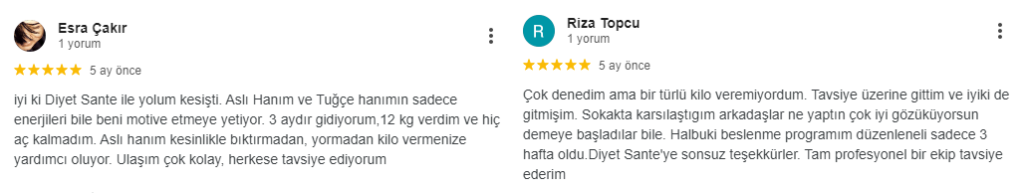 İzmir Diyetisyen - Diyet Sante