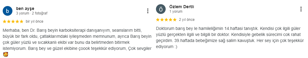 Jinekolog Op. Dr. Barış Korkmaz Yorum