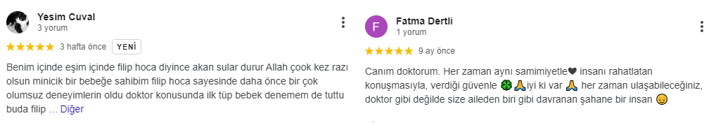 Op. Dr. Filip Taşhan Yorum