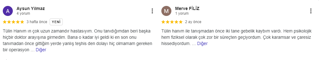 Op. Dr. Tülin Kahveci Yorum