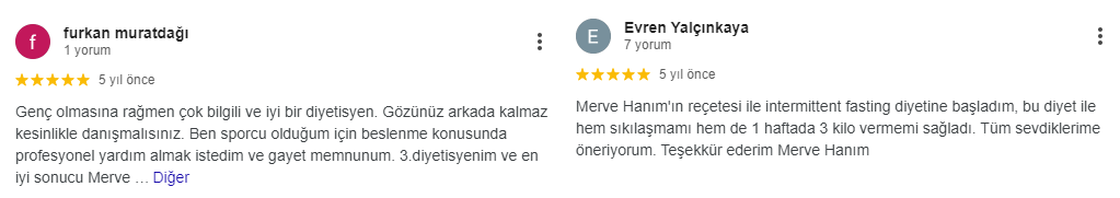 Uzman Diyetisyen Merve Aygür